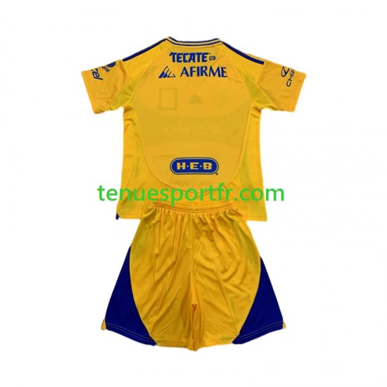Kit Enfant Maillot Domicile Tigres UANL 2024-2025 à Manches Courtes