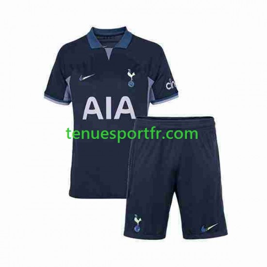 Kit Enfant Maillot Extérieur Tottenham Hotspur 2023-2024 à Manches Courtes