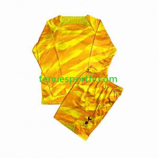 Kit Enfant Maillot Extérieur Tottenham Hotspur Gardien 2023-2024 Orange à Manches Longues