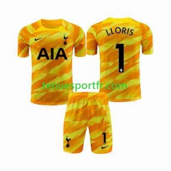 Kit Enfant Maillot Extérieur Tottenham Hotspur Gardien Hugo 2023-2024 Orange à Manches Courtes