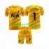 Kit Enfant Maillot Extérieur Tottenham Hotspur Gardien Hugo 2023-2024 Orange à Manches Courtes