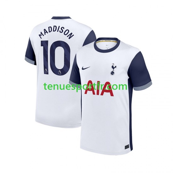 Homme Maillot Domicile Tottenham Hotspur James Maddison 10 2024-2025 à Manches Courtes
