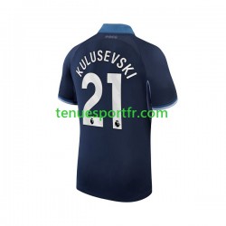 Homme Maillot Extérieur Tottenham Hotspur Kulusevski 21 2023-2024 à Manches Courtes