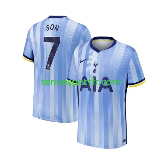 Homme Maillot Extérieur Tottenham Hotspur Son Heung-Min 7 2024-2025 à Manches Courtes