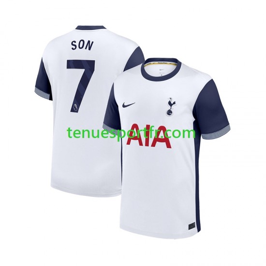 Homme Maillot Domicile Tottenham Hotspur Son Heung-Min 7 2024-2025 à Manches Courtes