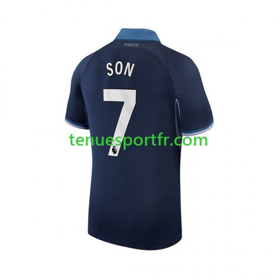 Homme Maillot Extérieur Tottenham Hotspur Son Heung-min 7 2023-2024 à Manches Courtes