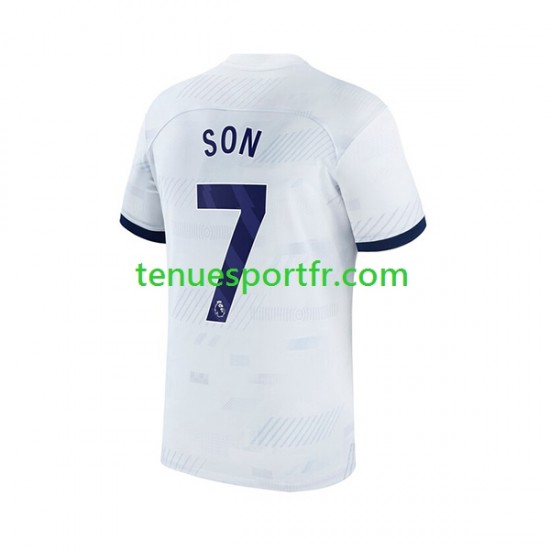 Homme Maillot Domicile Tottenham Hotspur Son Heung-min 7 2023-2024 à Manches Courtes