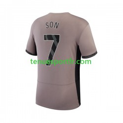 Homme Maillot Troisième Tottenham Hotspur Son Heung-min 7 2023-2024 à Manches Courtes