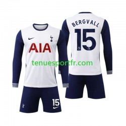 Kit Enfant Maillot Domicile Tottenham Spurs Bergvall 15 2024-2025 à Manches Longues