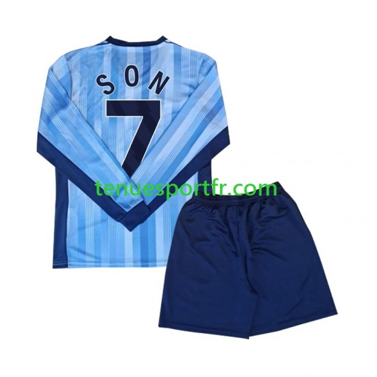 Kit Enfant Maillot Extérieur Tottenham Spurs Son 7 2024-2025 à Manches Longues