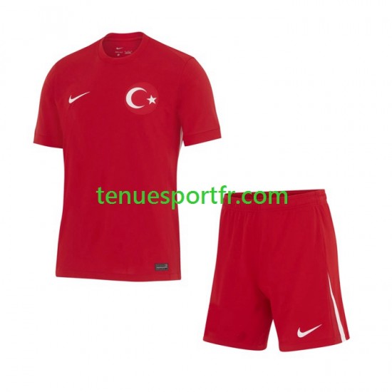 Kit Enfant Maillot Extérieur Turquie Euro 2024 à Manches Courtes