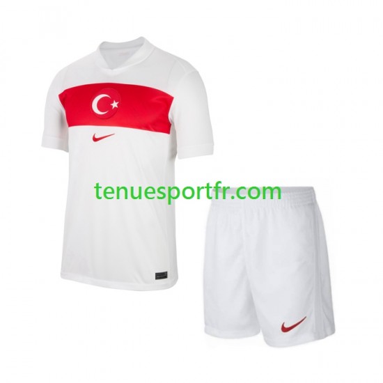 Kit Enfant Maillot Domicile Turquie Euro 2024 à Manches Courtes