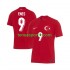 Homme Maillot Extérieur Turquie Enes Unal 9 Euro 2024 à Manches Courtes
