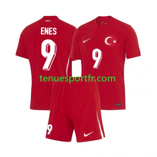 Kit Enfant Maillot Extérieur Turquie Enes Unal 9 Euro 2024 à Manches Courtes