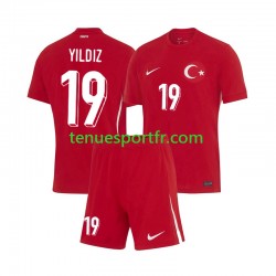Kit Enfant Maillot Extérieur Turquie Kenan Yıldız 19 Euro 2024 à Manches Courtes