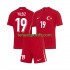 Kit Enfant Maillot Extérieur Turquie Kenan Yıldız 19 Euro 2024 à Manches Courtes