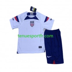 Kit Enfant Maillot Domicile États-Unis World Cup 2022 à Manches Courtes