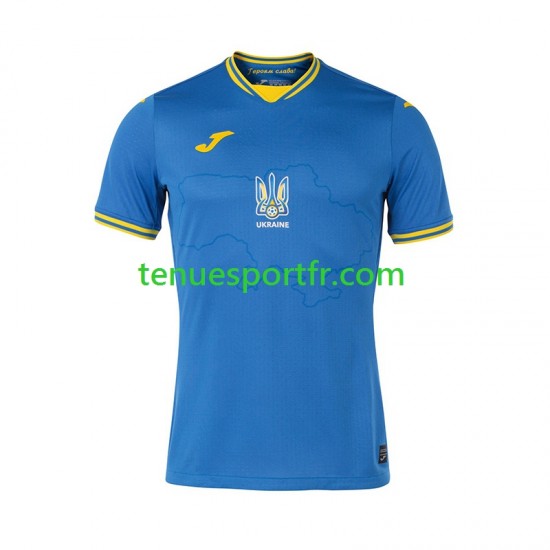 Homme Maillot Extérieur Ukraine Euro 2024 à Manches Courtes