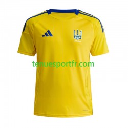 Homme Maillot Domicile Ukraine 2024 à Manches Courtes