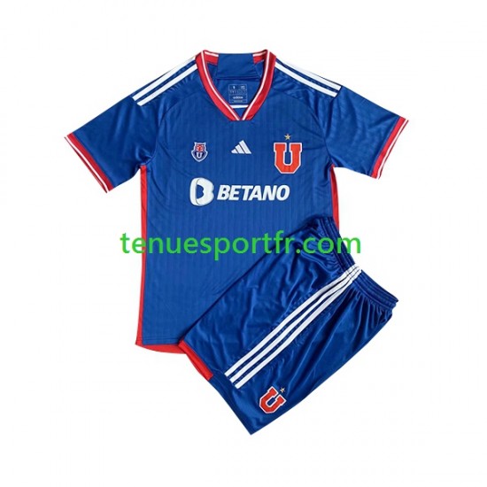 Kit Enfant Maillot Domicile Universidad de Chile 2023 à Manches Courtes