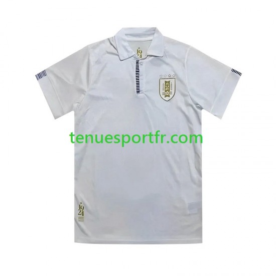Homme Maillot Extérieur Uruguay 100th Anniversary 2024 à Manches Courtes
