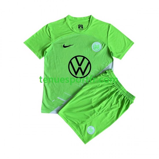Kit Enfant Maillot Domicile VfL Wolfsburg 2023-2024 à Manches Courtes