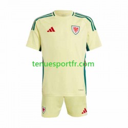 Kit Enfant Maillot Extérieur Pays de Galles 2024 à Manches Courtes