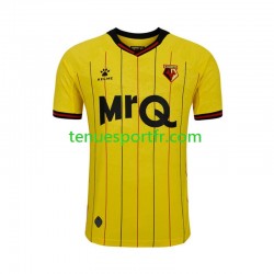 Homme Maillot Domicile Watford 2024-2025 à Manches Courtes