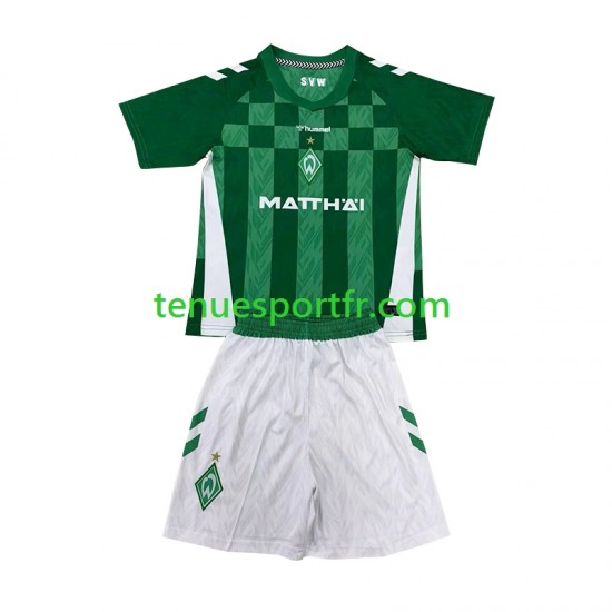 Kit Enfant Maillot Domicile Werder Bremen 2024-2025 à Manches Courtes