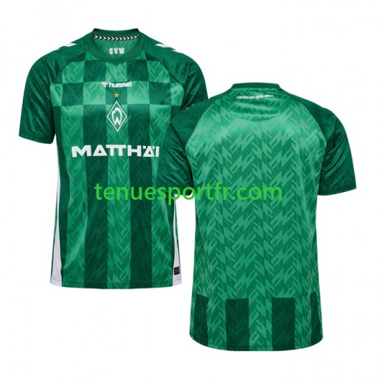Homme Maillot Domicile Werder Bremen 2024-2025 à Manches Courtes