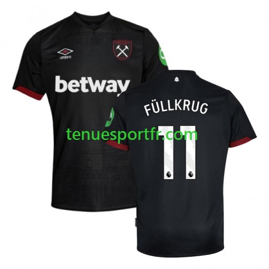 Homme Maillot Extérieur West Ham United FULLKRUG 11 2024-2025 à Manches Courtes