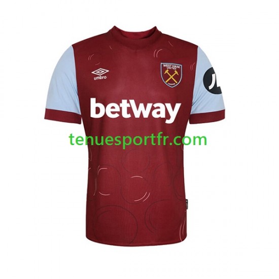 Homme Maillot Domicile West Ham United 2023-2024 à Manches Courtes