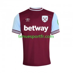 Homme Maillot Domicile West Ham United 2024-2025 à Manches Courtes