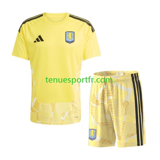 Kit Enfant Maillot Domicile Aston Villa Gardien 2026-2027 à Manches Courtes