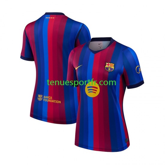Femme Maillot Domicile FC Barcelone 2026-2027 à Manches Courtes