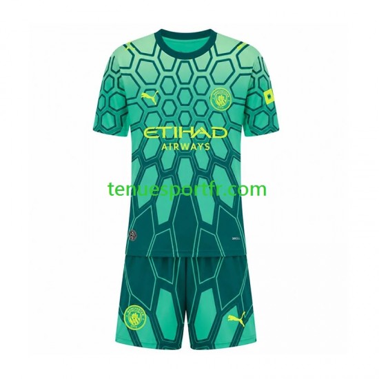 Kit Enfant Maillot Domicile Manchester City Gardien 2026-2027 à Manches Courtes