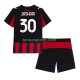 Kit Enfant Maillot Domicile AC Milan Ardon Jashari 30 2025-2026 à Manches Courtes