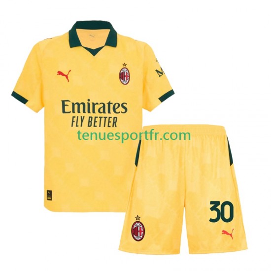 Kit Enfant Maillot Troisième AC Milan Ardon Jashari 30 2025-2026 à Manches Courtes