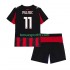 Kit Enfant Maillot Domicile AC Milan Christian Pulisic 11 2025-2026 à Manches Courtes