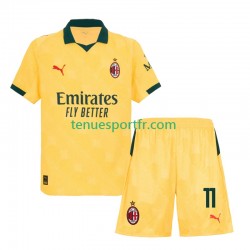 Kit Enfant Maillot Troisième AC Milan Christian Pulisic 11 2025-2026 à Manches Courtes