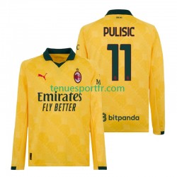 Homme Maillot Troisième AC Milan Christian Pulisic 11 2025-2026 à Manches Longues