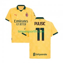 Homme Maillot Troisième AC Milan Christian Pulisic 11 2025-2026 à Manches Courtes