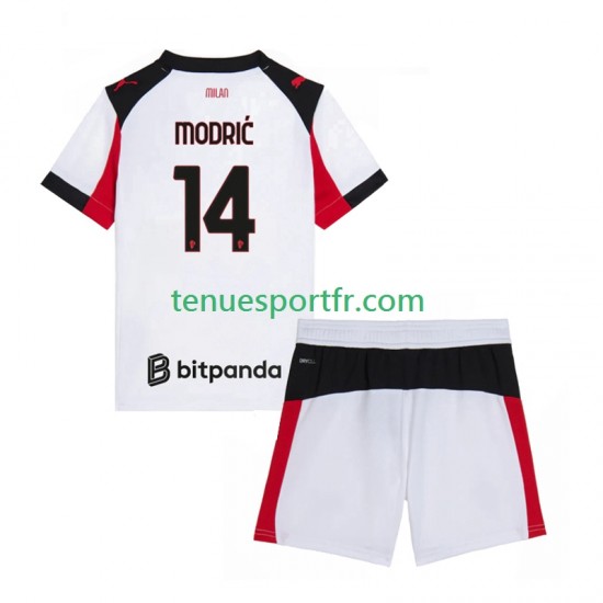 Homme Maillot Extérieur AC Milan Luca Modric 14 2025-2026 à Manches Courtes