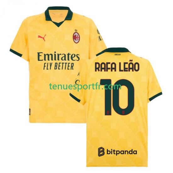 Homme Maillot Troisième AC Milan Rafael Leao 10 2025-2026 à Manches Courtes