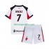 Kit Enfant Maillot Extérieur AC Milan Santiago Gimenez 7 2025-2026 à Manches Courtes