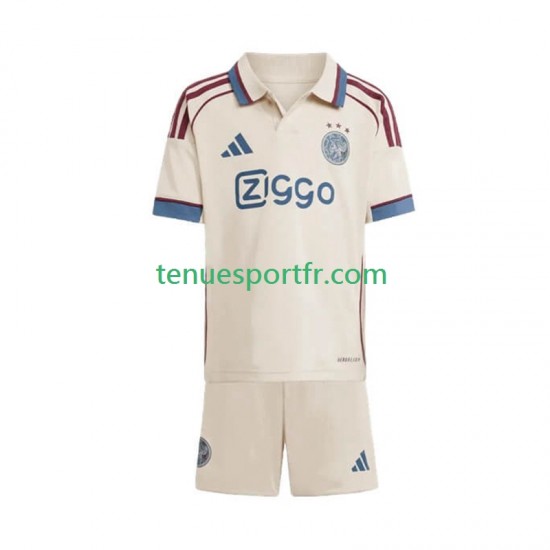 Kit Enfant Maillot Troisième Ajax Amsterdam 2025-2026 à Manches Courtes