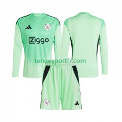 Kit Enfant Maillot Domicile Ajax Amsterdam Gardien 2025-2026 à Manches Longues