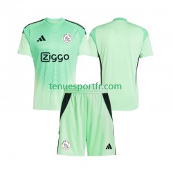 Kit Enfant Maillot Domicile Ajax Amsterdam Gardien 2025-2026 à Manches Courtes