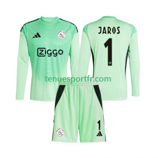 Kit Enfant Maillot Domicile Ajax Amsterdam Gardien Vitezslav Jaros 1 2025-2026 à Manches Longues