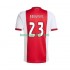 Homme Maillot Domicile Ajax Amsterdam Steven Berghuis 23 2025-2026 à Manches Courtes